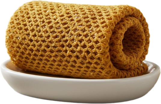 Éponge filet exfoliante africaine